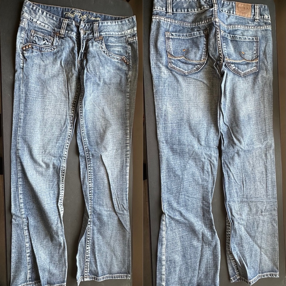 Women's Boot Cut Jeans - Blue